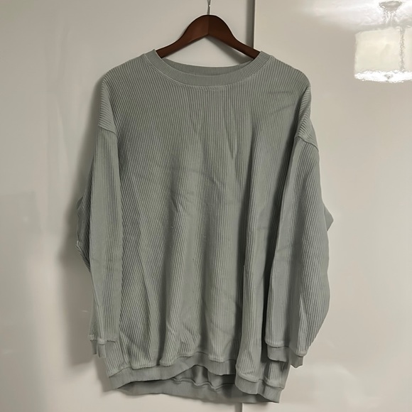 Aerie ribbed oversized sweater - Picture 1 of 8